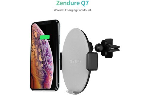 Zendure Q7 Wireless Charger Car Mount with Qu Compatibility - Grey