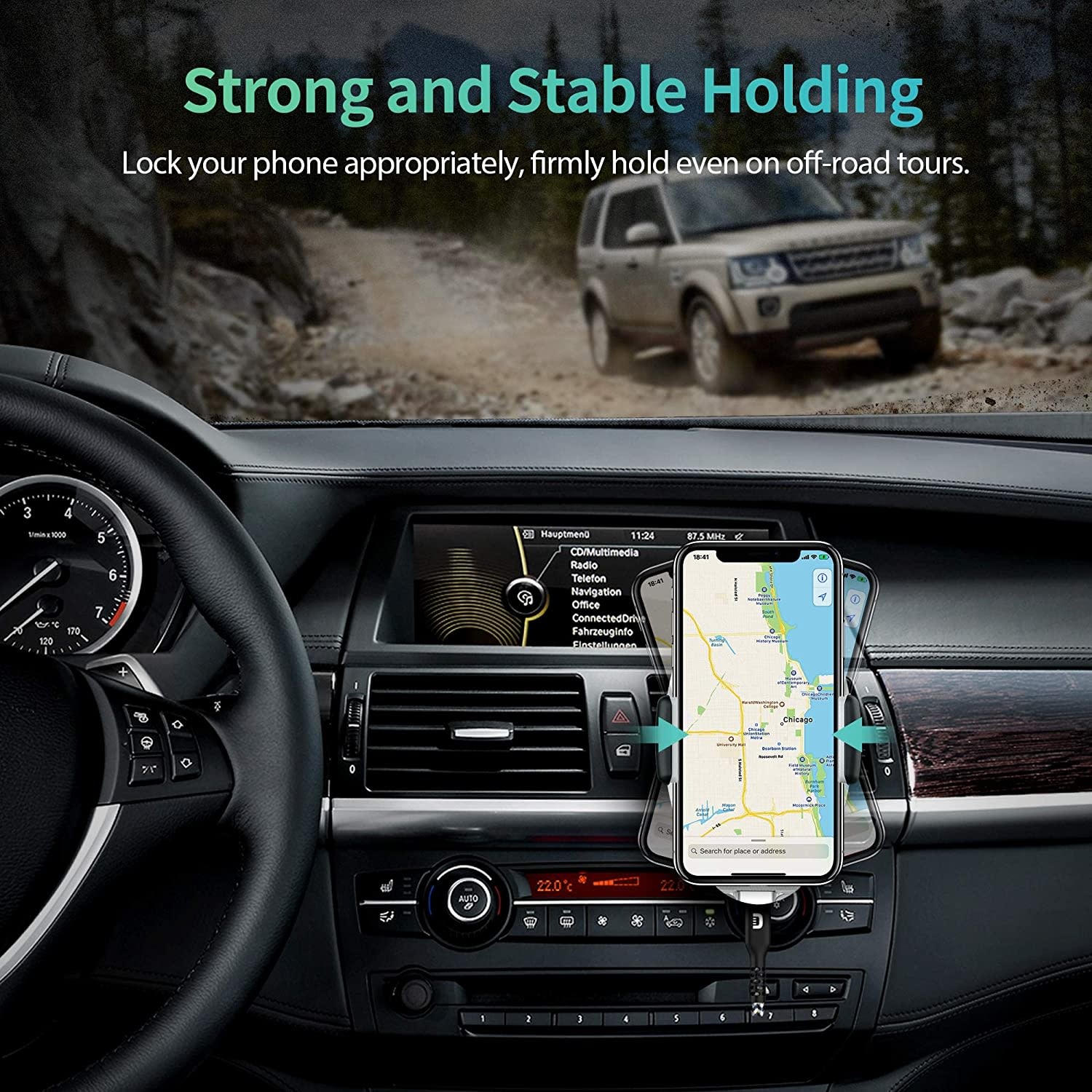 Zendure Q7 Wireless Charger Car Mount with Qu Compatibility - Grey