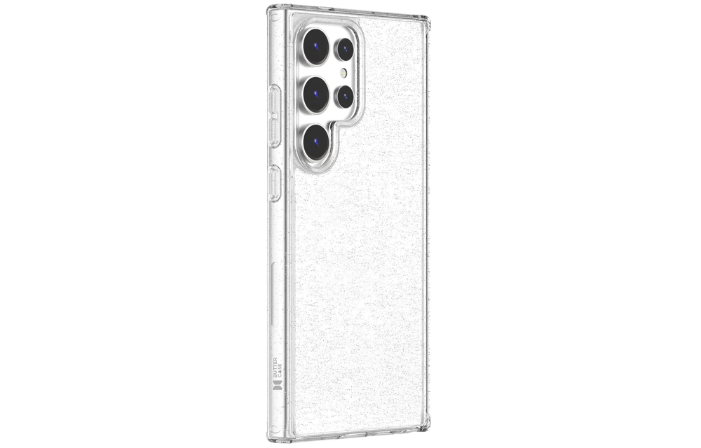Buttercase Chic Protective Case Samsung for Galaxy S24 Ultra / S25 Ultra - Clear Glitter