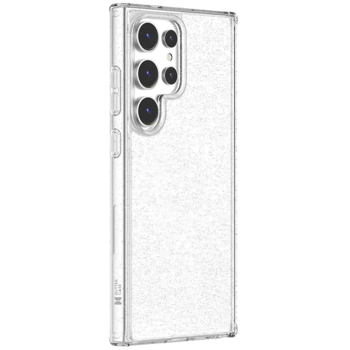 Buttercase Chic Protective Case Samsung for Galaxy S24 Ultra / S25 Ultra - Clear Glitter