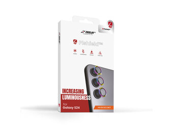 ZEELOT Pishield Titanium Alloy Lens Protector for Samsung Galaxy S24 - Iridescent