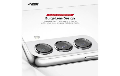 ZEELOT Pishield Titanium Alloy Lens Protector for Samsung Galaxy S24 - Iridescent