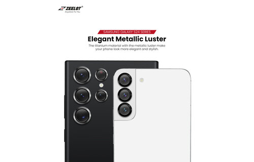 ZEELOT Pishield Titanium Alloy Lens Protector for Samsung Galaxy S24 - Iridescent