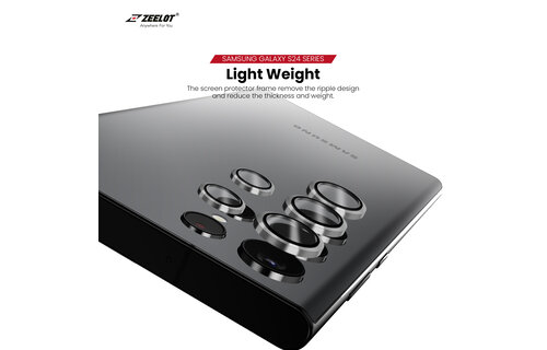 ZEELOT Pishield Titanium Alloy Lens Protector for Samsung Galaxy S24 - Iridescent