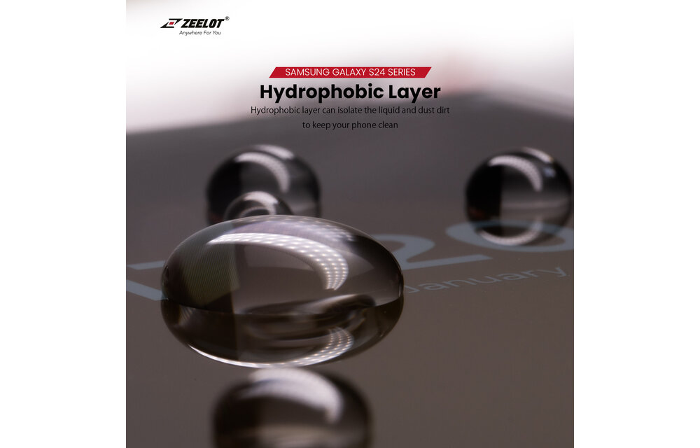 ZEELOT SOLIDsleek 2.5D Tempered Glass Screen Protector for Samsung Galaxy S24 / S25 - Clear