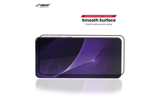 ZEELOT SOLIDsleek 2.5D Tempered Glass Screen Protector for Samsung Galaxy S24 / S25 - Matte Clear