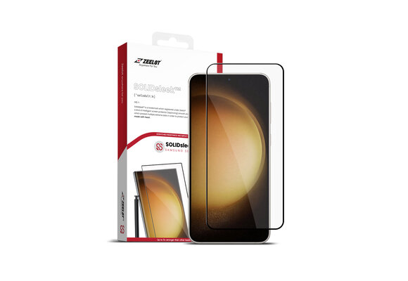 ZEELOT SOLIDsleek 2.5D Tempered Glass Screen Protector for Samsung Galaxy S24 Plus/S25 Plus - Clear