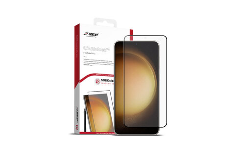 ZEELOT SOLIDsleek 2.5D Tempered Glass Screen Protector for Samsung Galaxy S24 Plus/S25 Plus - Matte Clear