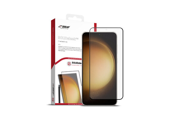 ZEELOT SOLIDsleek 2.5D Tempered Glass Screen Protector for Samsung Galaxy S24 Plus/S25 Plus - Matte Clear