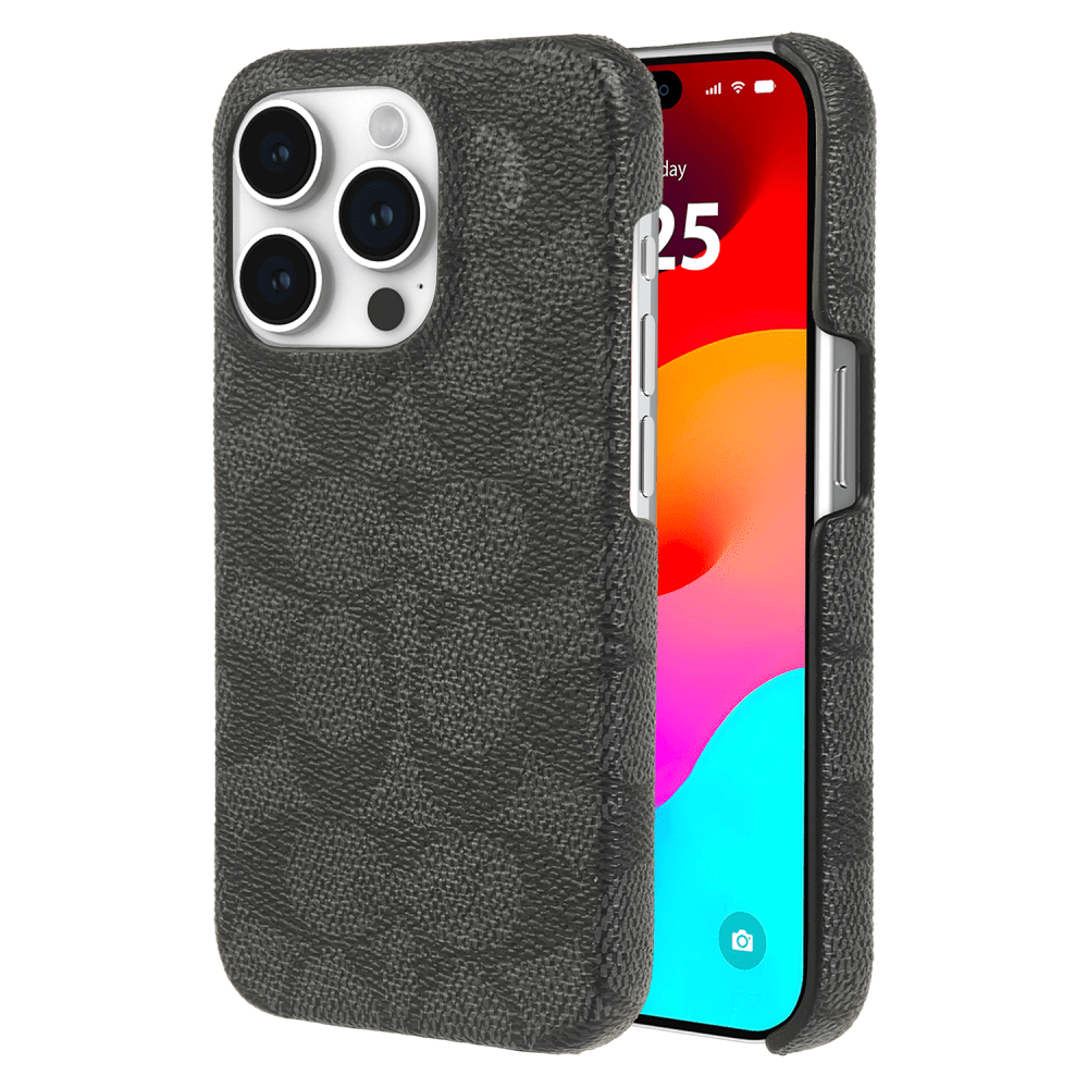 Coach Slim Wrap Case for Apple iPhone 15 Pro Max - Signature C Charcoal