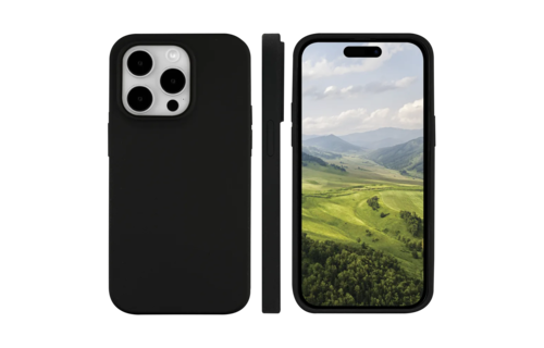 dbramante1928 Monaco Recycled Silicone MagSafe Case for iPhone 15 Pro - Night Black