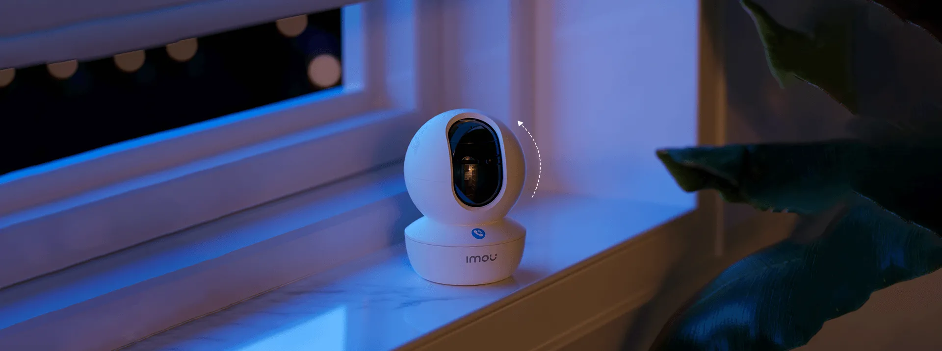 Imou Ranger RC Indoor Smart Security WiFi Camera 4MP 2K+ 360 Rotate Human Detection Tracking with Two-way Talk - White