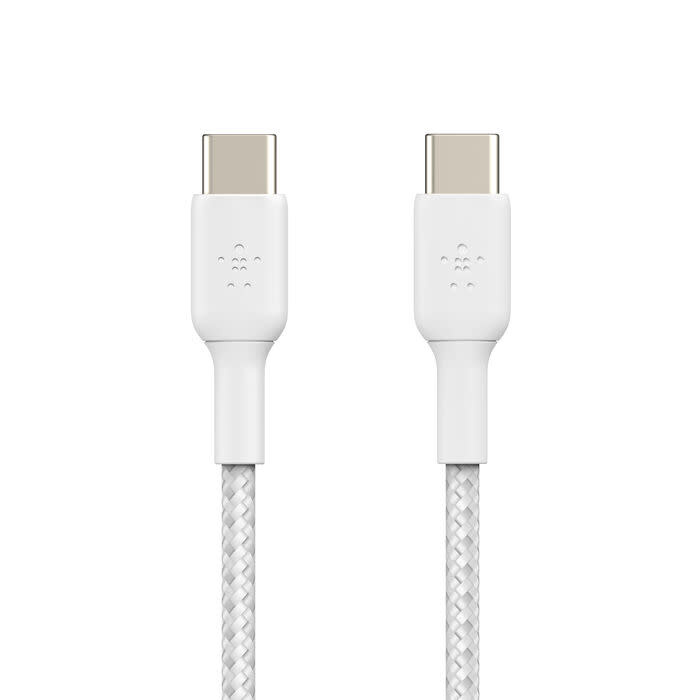 Belkin Boost Charge Braided Cable USB-C to USB-C 1m - White