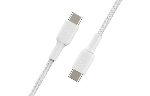 Belkin Boost Charge Braided Cable USB-C to USB-C 1m - White