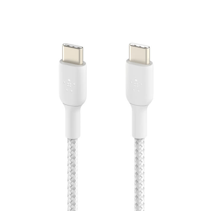 Belkin Boost Charge Braided Cable USB-C to USB-C 1m - White