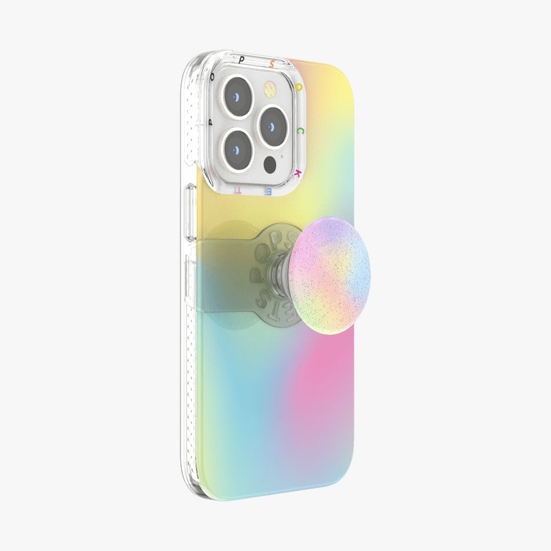 PopSockets PopGrip Slide Case for Apple iPhone 13 Pro - Abstract