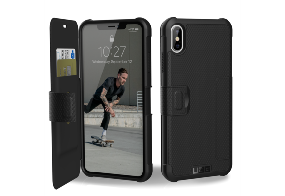UAG Metropolis Folio Wallet Case for Apple iPhone Xs Max - Black