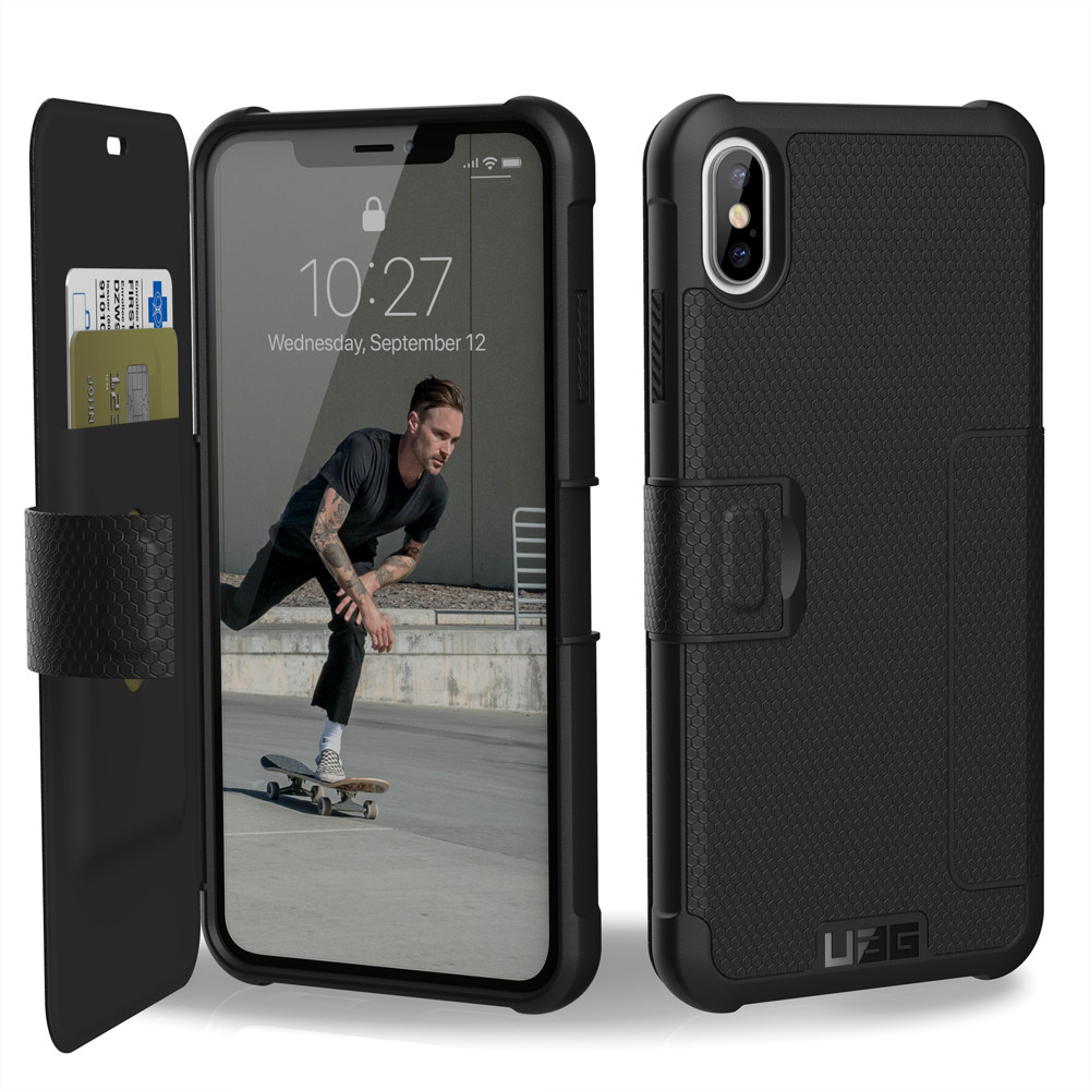 UAG Metropolis Folio Wallet Case for Apple iPhone Xs Max - Black