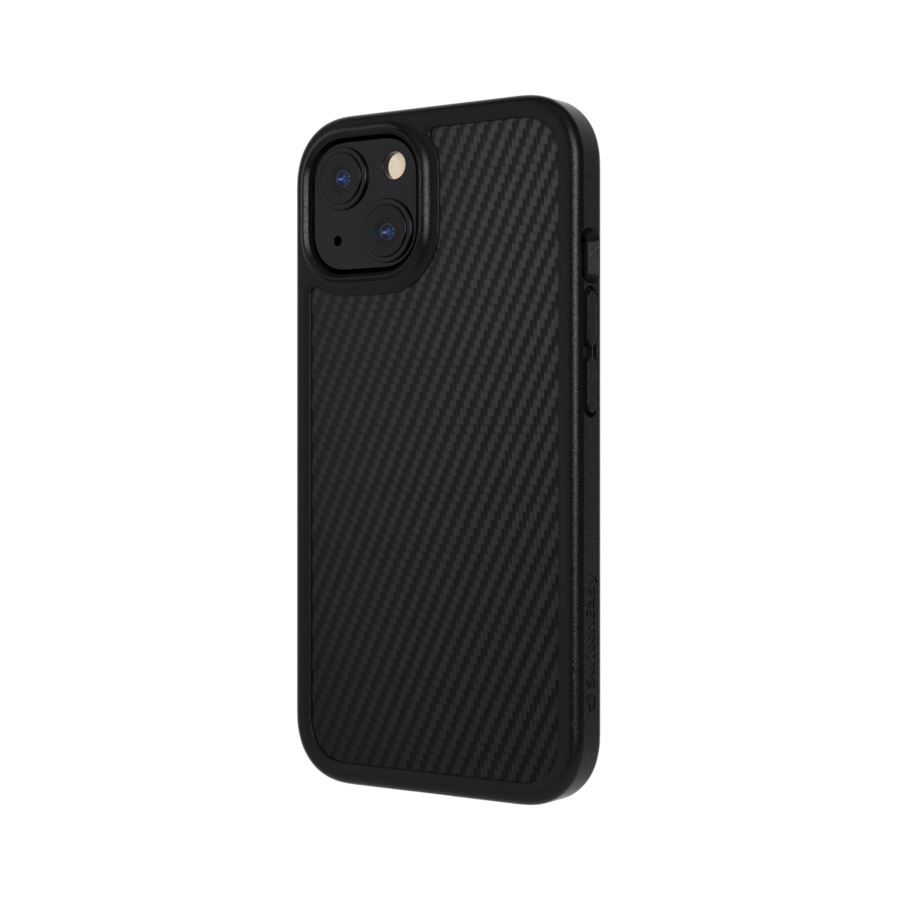 SwitchEasy Aero Plus Ultra Light Shockproof Case for iPhone 14/13  - Carbon Black