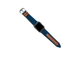 Evutec Northill Apple Watch Band 42/44/45/46/49mm - Blue/Saddle