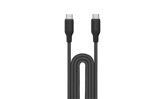 Momax Braided Cable 100W USB-C to USB-C 2m - Black