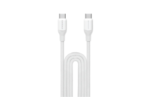 Momax Braided Cable 100W USB-C to USB-C 2m - White