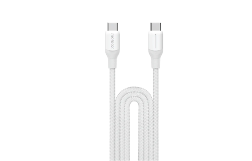 Momax Braided Cable 100W USB-C to USB-C 2m - White
