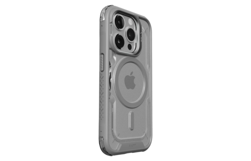LAUT Crystal Matter MagSafe with Stand Case for iPhone 15 Pro - Grey