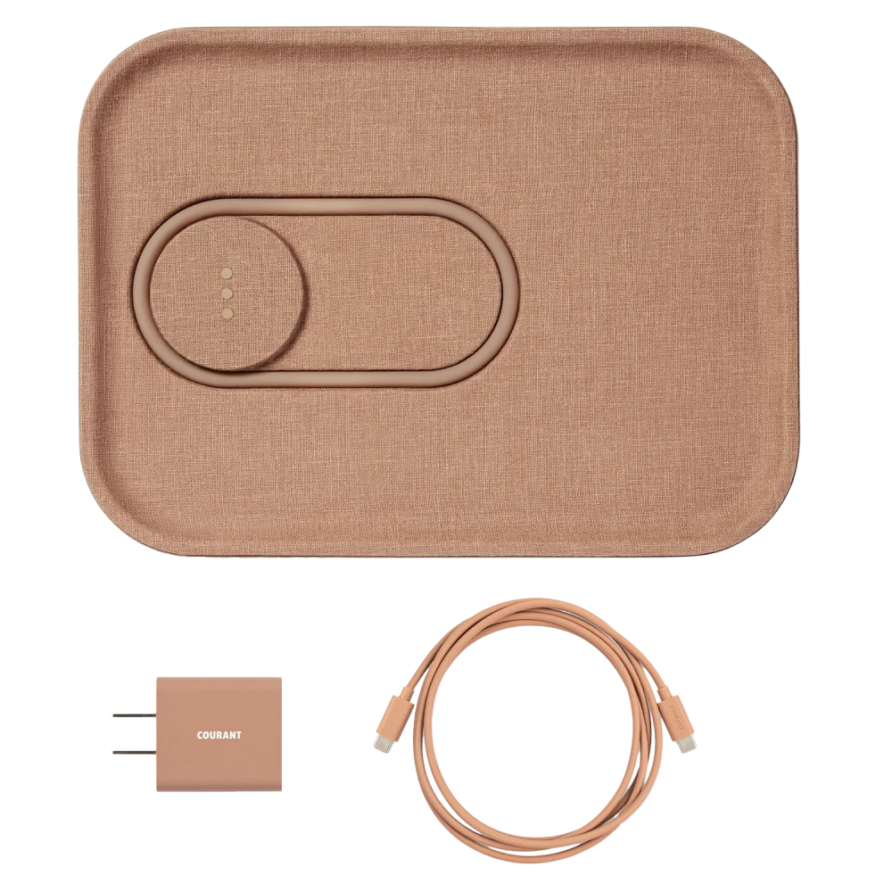 Courant MAG 3 Essentials Wireless MagSafe Charging Pad - Camel