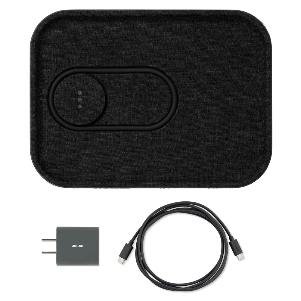 Courant MAG 3 Essentials Wireless MagSafe Charging Pad - Charcoal