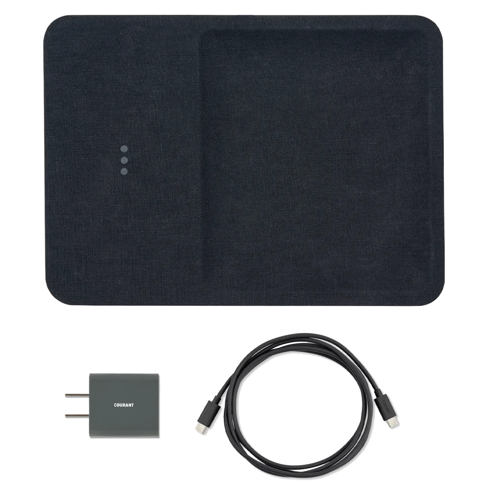 Courant CATCH 3 Essentials Wireless Charging Pad - Charcoal