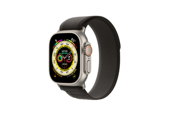 ITSKINS Nylon Watch Band for Apple Watch 42/44/45/46/49mm - Black