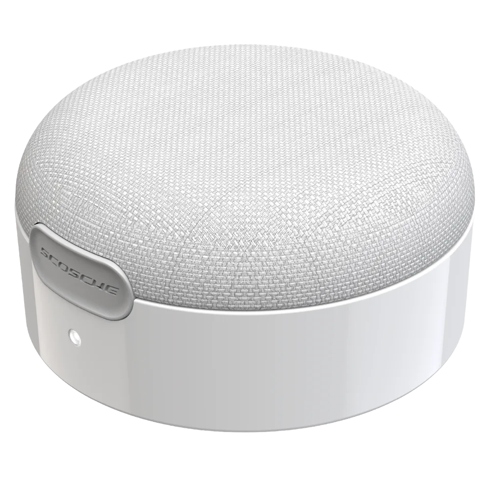 Scosche boom CAN MagSafe Portable Wireless Speaker - White