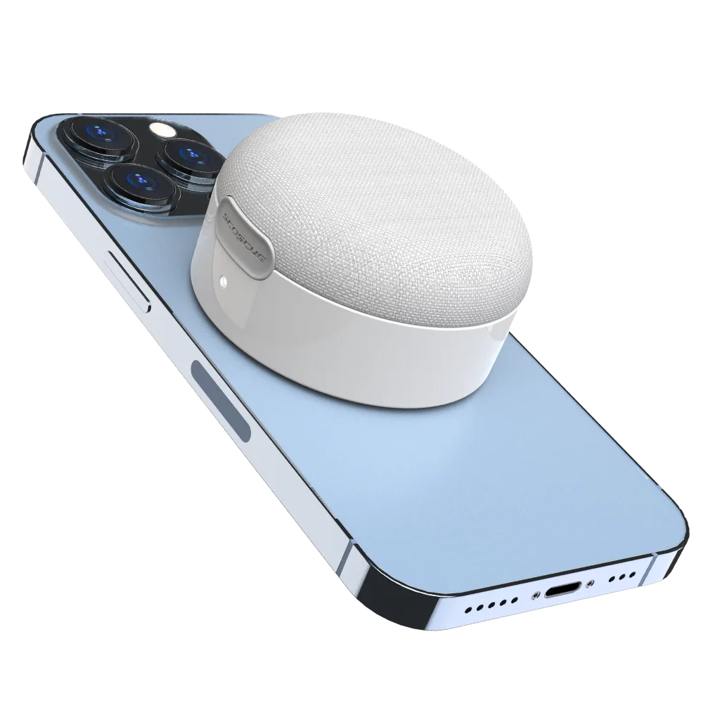 Scosche boom CAN MagSafe Portable Wireless Speaker - White