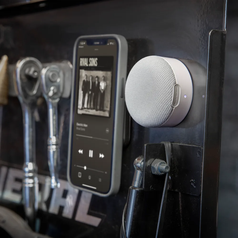 Scosche boom CAN MagSafe Portable Wireless Speaker - White