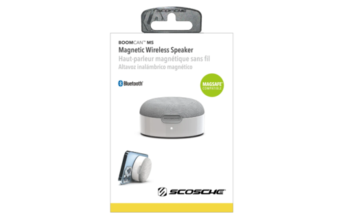 Scosche boom CAN MagSafe Portable Wireless Speaker - White