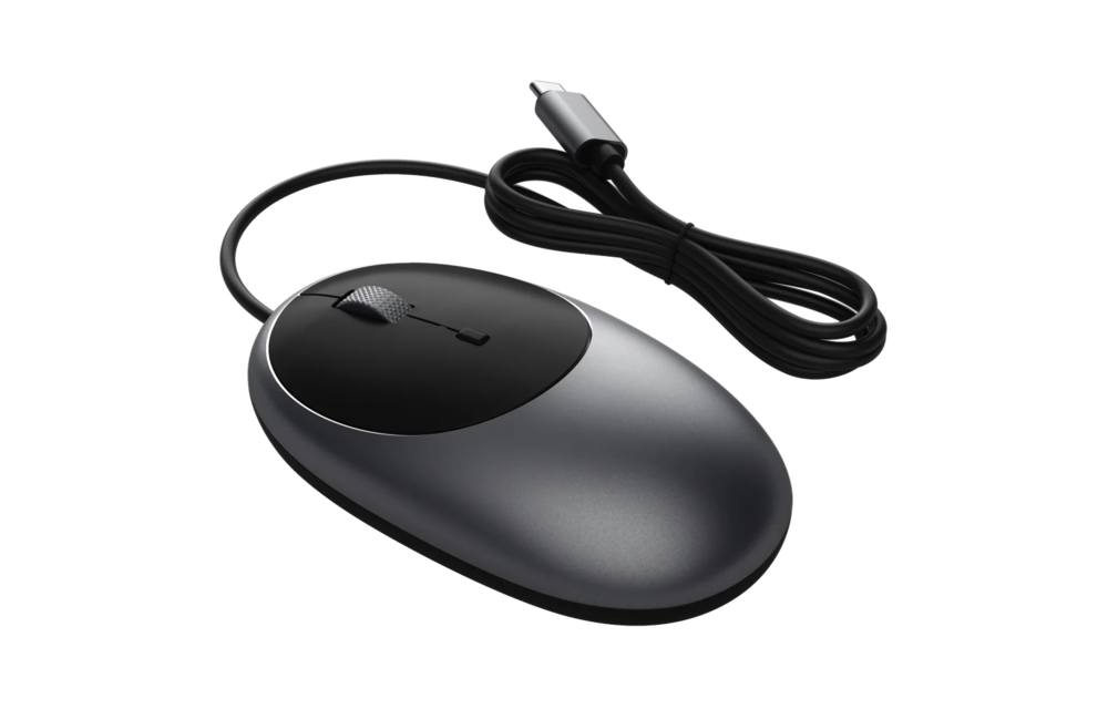 Satechi C1 USB C Wired Mouse - Space Gray