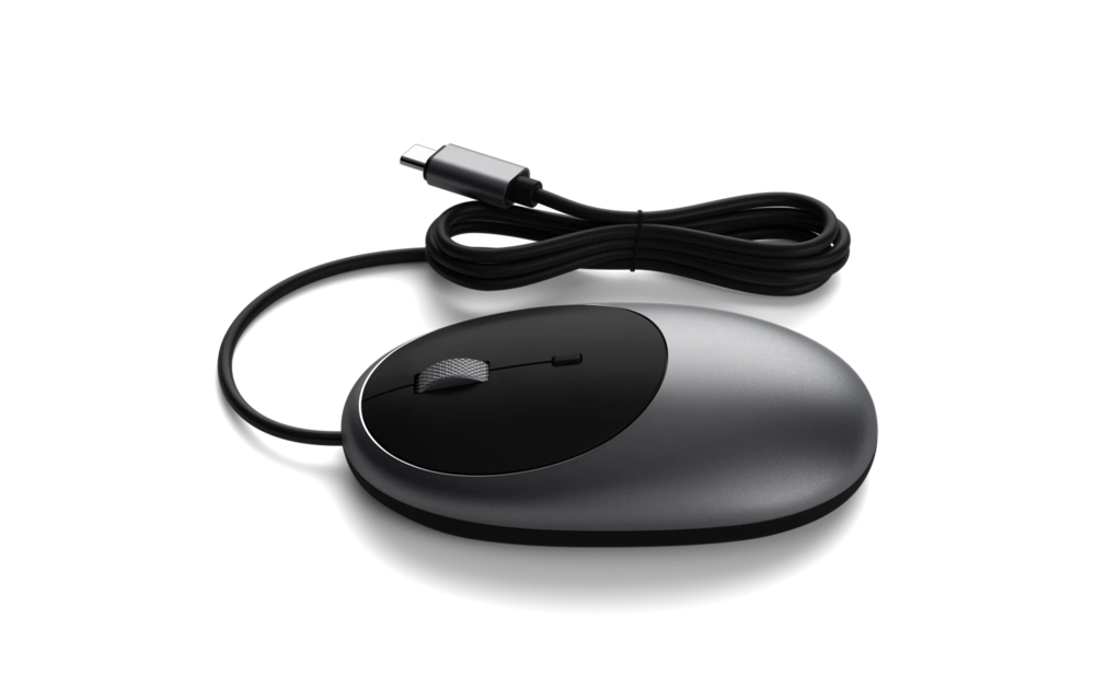 Satechi C1 USB C Wired Mouse - Space Gray