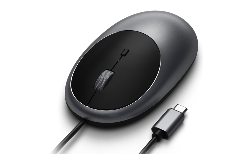 Satechi C1 USB C Wired Mouse - Space Gray