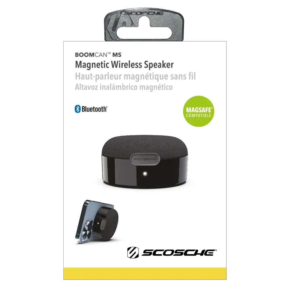 Scosche boom CAN MagSafe Portable Wireless Speaker - Black