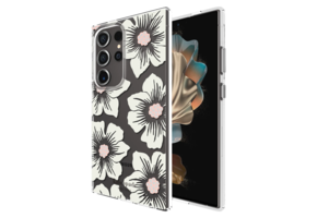 Kate Spade Protective Hardshell Case for Samsung Galaxy S24 Ultra / S25 Ultra - Hollyhock Cream