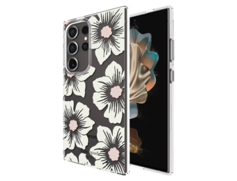 Kate Spade Protective Hardshell Case for Samsung Galaxy S24 Ultra / S25 Ultra - Hollyhock Cream
