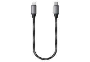 Satechi USB C to Apple Lightning Cable 10inch - Space Gray