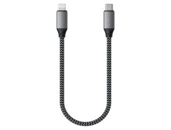 Satechi USB C to Apple Lightning Cable 10inch - Space Gray