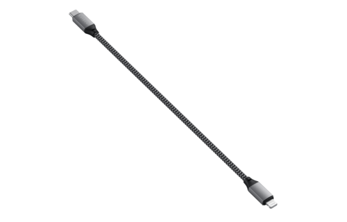 Satechi USB C to Apple Lightning Cable 10inch - Space Gray