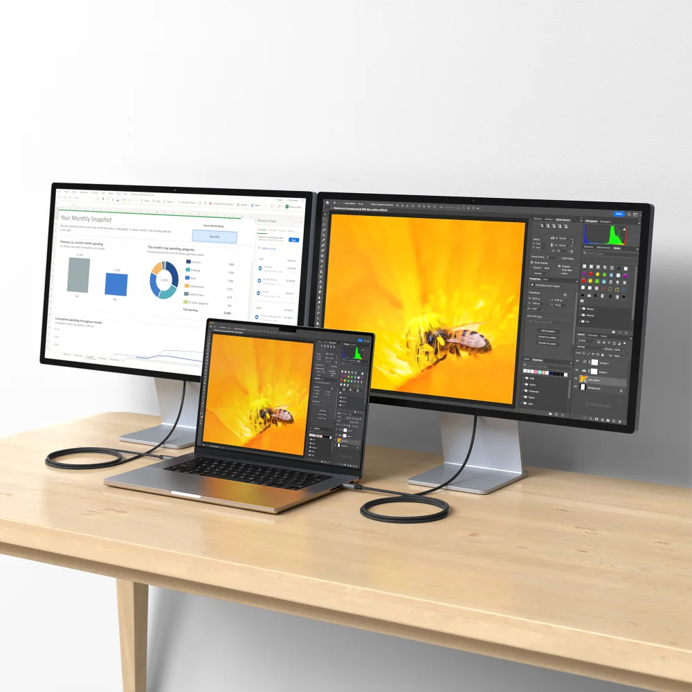 Satechi USB C 4 Pro 240W Type C Cable 1.2m - Space Gray