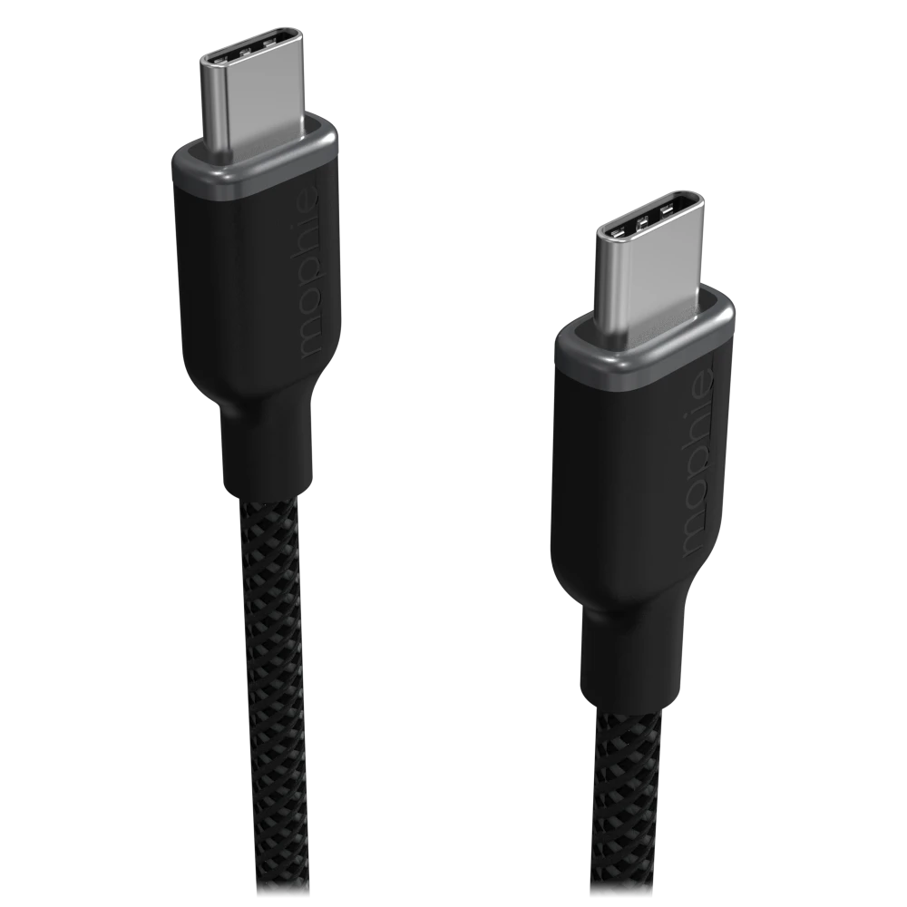 Mophie Charge Stream USB-C to USB-C 60W Cable 6ft/2m - Black
