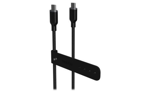 Mophie Charge Stream USB-C to USB-C 60W Cable 6ft/2m - Black