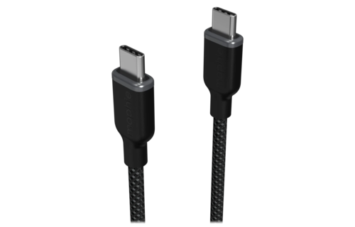 Mophie Charge Stream USB-C to USB-C 60W Cable 6ft/2m - Black