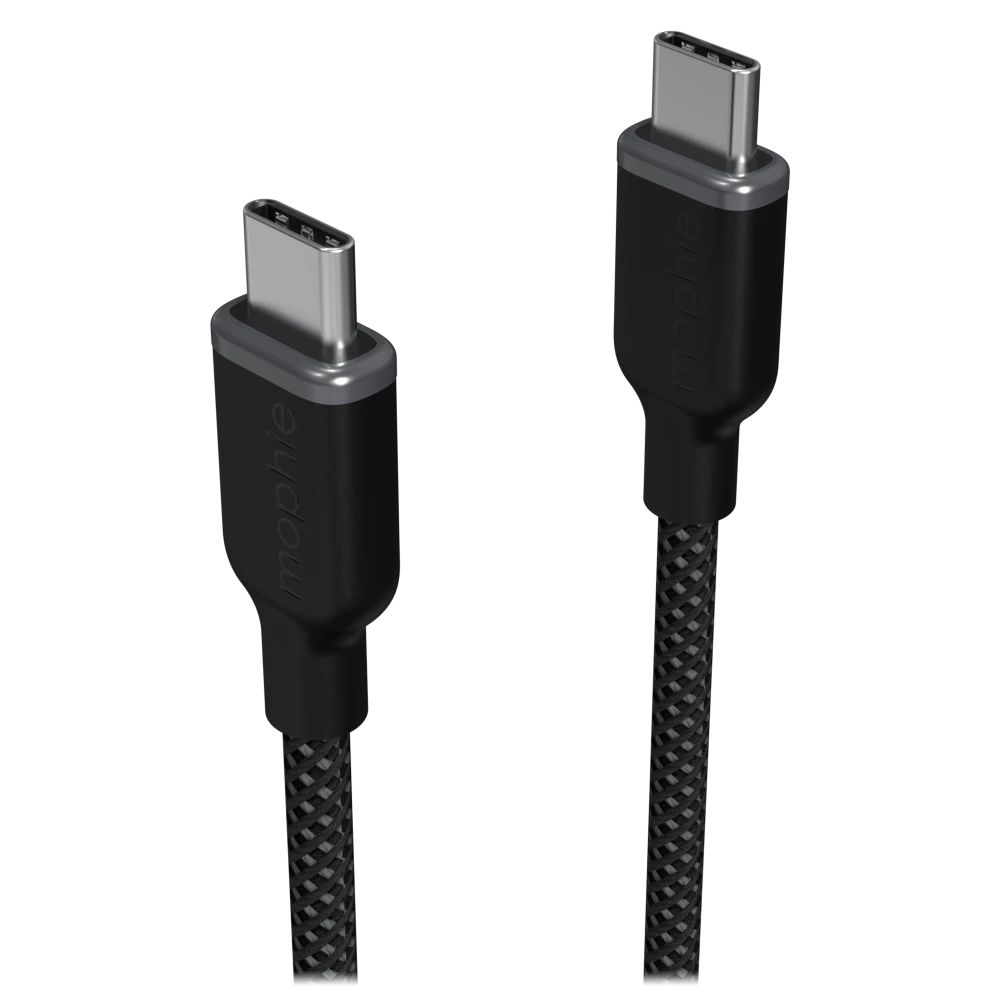 Mophie Charge Stream USB-C to USB-C 60W Cable 6ft/2m - Black